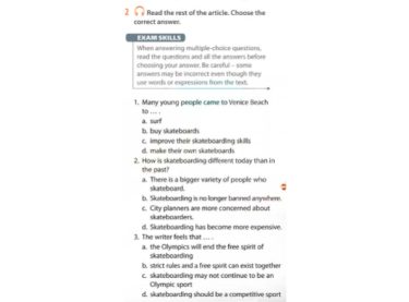 Learning Skills 1 - Student’s Book - Pag. 8, Ex. 2