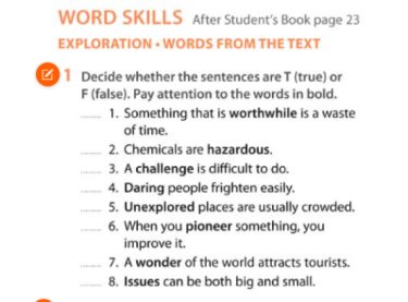 Learning Skills 1 - Workbook - Pag. 14, Ex. 1
