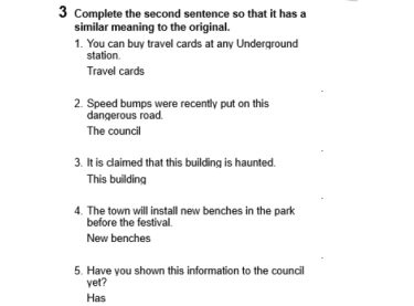 Learning Skills 2 - Teacher’s Material - Unit 3 More Practice: Grammar, Ex. 3