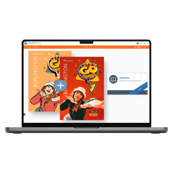 Let's Go Forward 1 Student's Book + Workbook Catalan Webbook