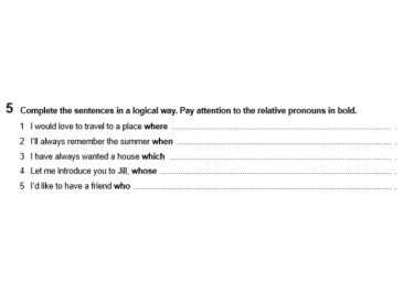 Outlook 2 - Teacher’s Material - Unit 4 More Practice: Grammar, Ex. 5